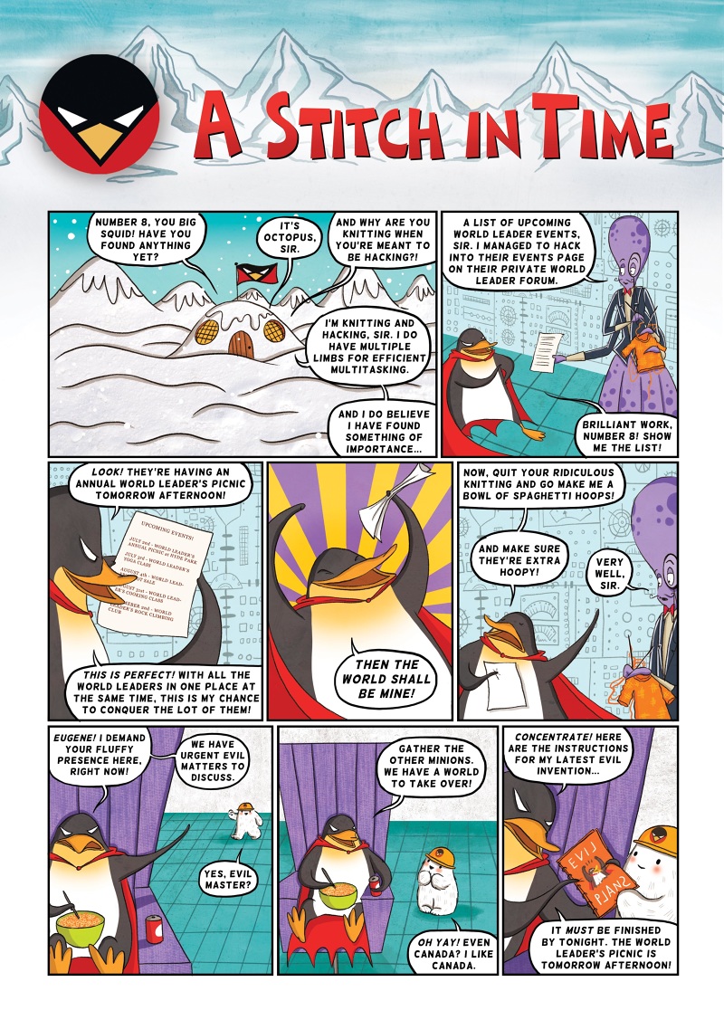 EVIL EMPEROR PENGUIN - Laura Anderson Illustration